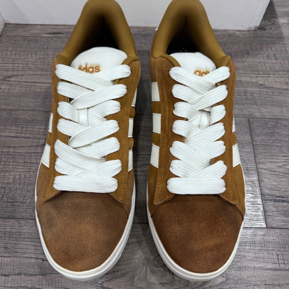 Adidas Daily 3.0 Mens Brown Suede Skate Sneakers IH3843 Size 13
